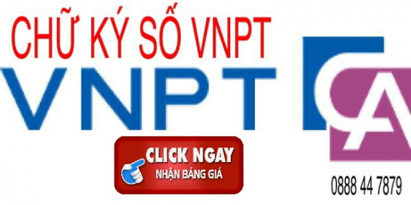 CHỮ KÝ SỐ VNPT CẦN THƠ