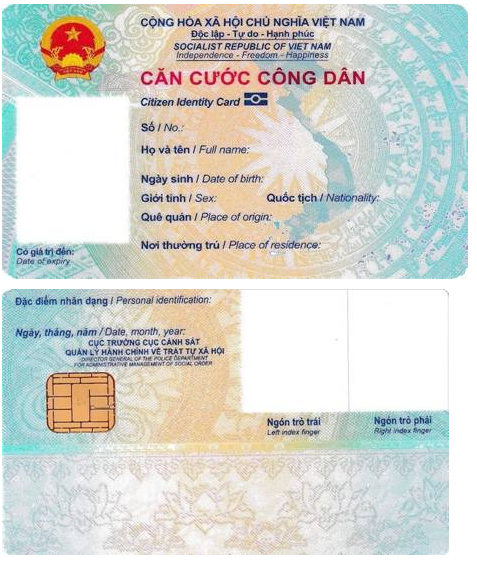 THỦ TỤC ĐỔI CMND/THẺ CCCD MẪU CŨ SANG CCCD GẮN CHIP