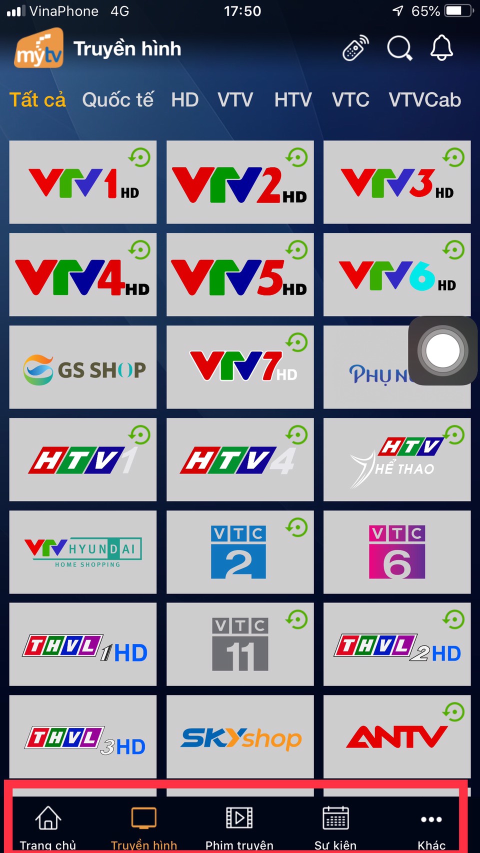 Xem TV trên điện thoại di động hoàn toàn miễn phí, thế giới giải trí nằm trong tầm tay của bạn.