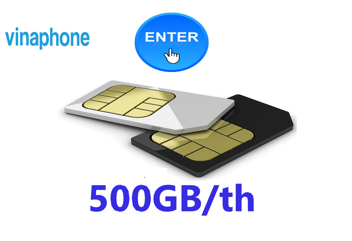 Sim Vinaphone 500GB data