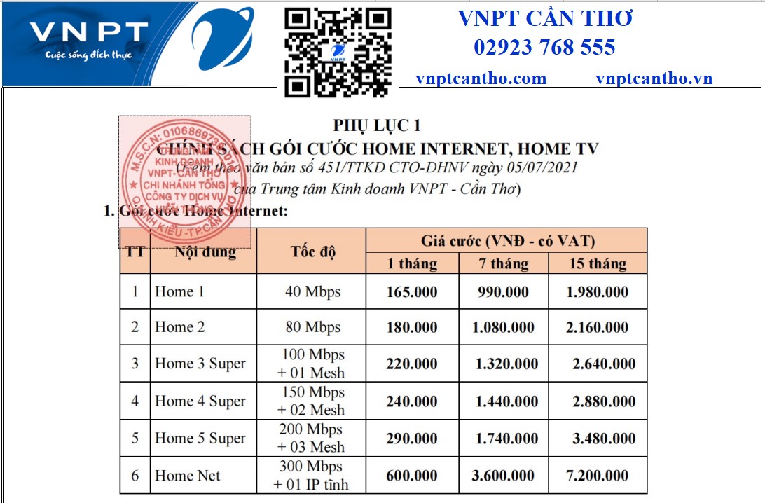 LẮP MẠNG VNPT