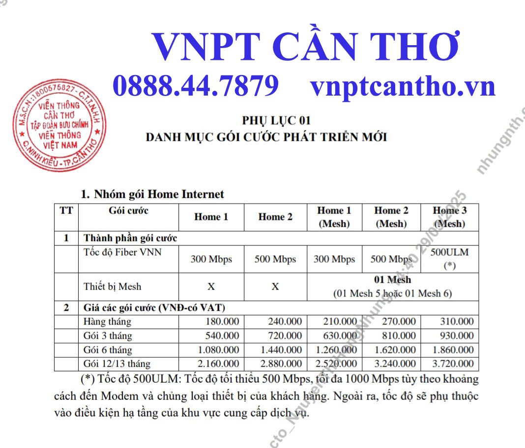 VNPT XÃ TRƯỜNG KHÁNH CẦN THƠ